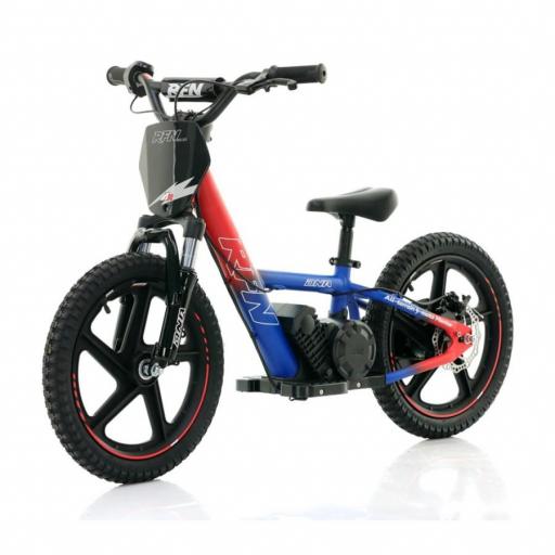 Bicicleta electrica RXF 16" PRO 250 W Azul y roja