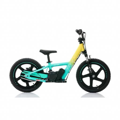 Bicicleta electrica RXF 16" PRO 250 W verde y amarillo [2]