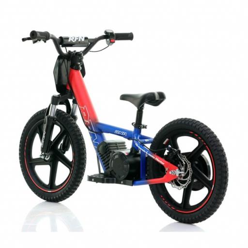 Bicicleta electrica RXF 16" PRO 250 W Azul y roja [2]