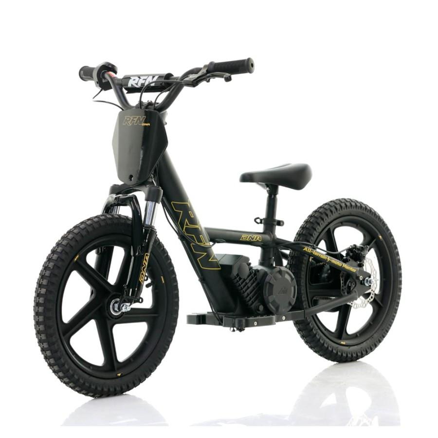 Bicicleta electrica RXF 16" PRO 250 W Negra y dorada