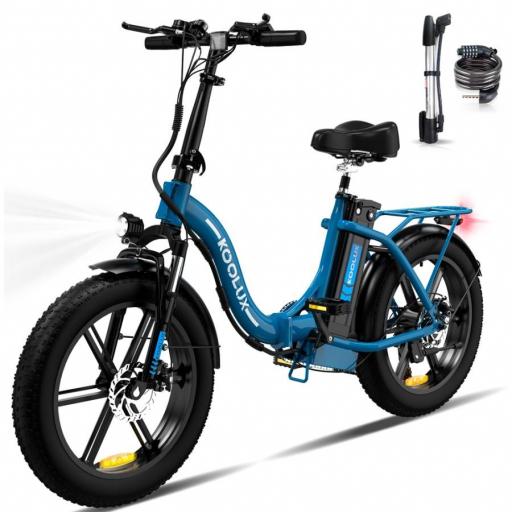 Bicicleta eléctrica plegable Koolux BK6S 250W 48V 15.6AH [2]