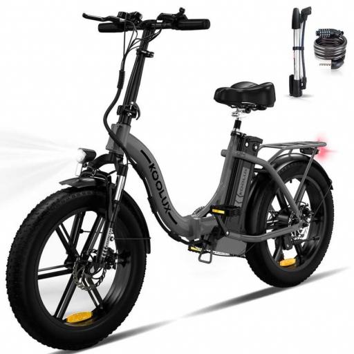 Bicicleta eléctrica plegable Koolux BK6S 250W 48V 15.6AH [1]