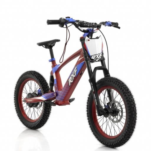 Bicicleta electrica sin pedales  RXF EVO 18" Roja [1]