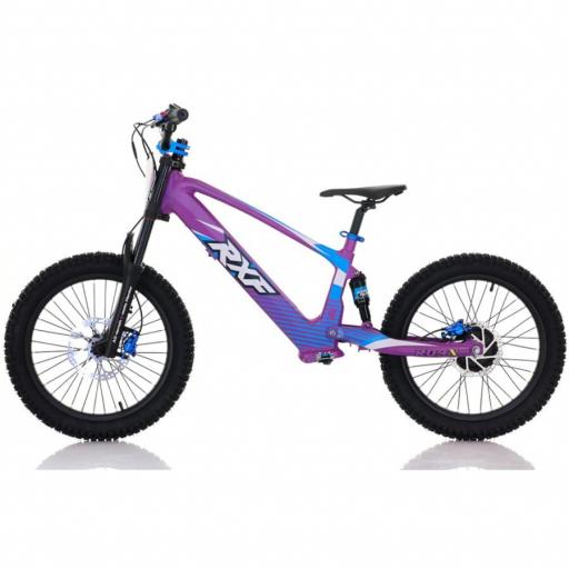 BICICLETA ELÉCTRICA SIN PEDALES RFN 20" Morada 750 W Evo Racing [1]