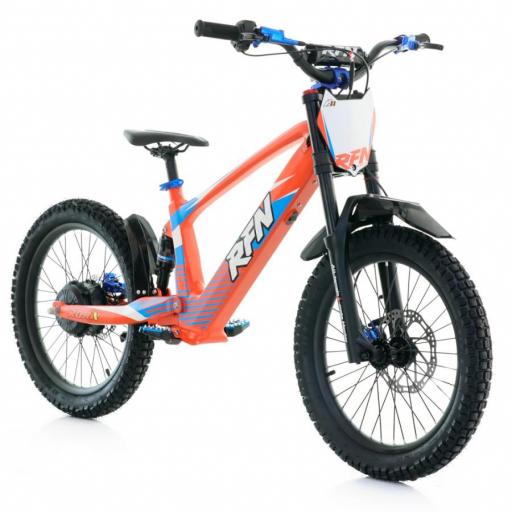 BICICLETA ELÉCTRICA SIN PEDALES RFN 20" naranja 750 W Evo Racing [3]