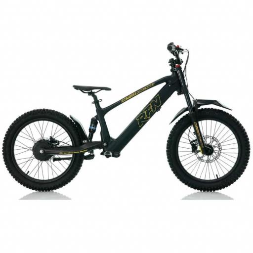BICICLETA ELÉCTRICA SIN PEDALES RFN 20" Negra y dorada 750 W Evo Racing [5]