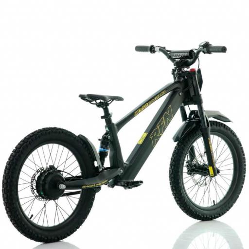BICICLETA ELÉCTRICA SIN PEDALES RFN 20" Negra y dorada 750 W Evo Racing [4]