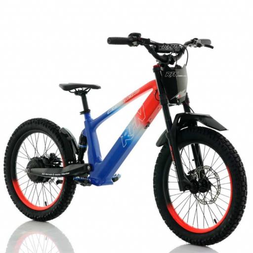 BICICLETA ELÉCTRICA SIN PEDALES RFN 20" Azul y rojo 750 W Evo Racing [3]