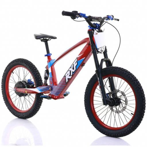 BICICLETA ELÉCTRICA SIN PEDALES ROAN RXF 20" ROJA 750 W [1]