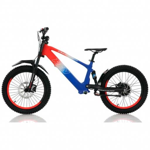 BICICLETA ELÉCTRICA SIN PEDALES RFN 20" Azul y rojo 750 W Evo Racing [2]
