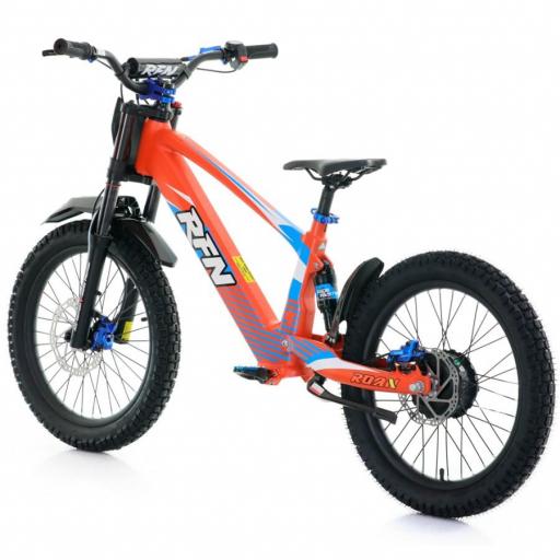 BICICLETA ELÉCTRICA SIN PEDALES RFN 20" naranja 750 W Evo Racing [1]