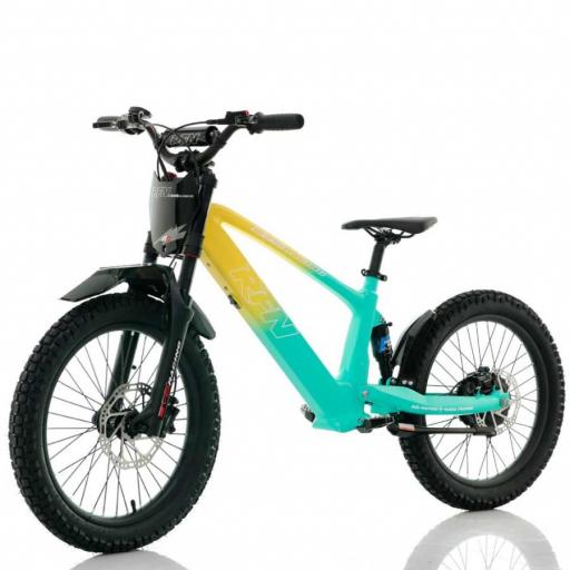 BICICLETA ELÉCTRICA SIN PEDALES RFN 20" Verde y amarillo 750 W Evo Racing [0]