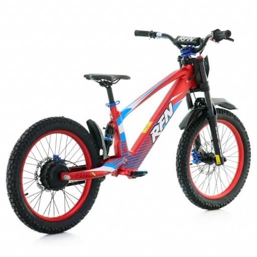 BICICLETA ELÉCTRICA SIN PEDALES RFN 20" roja 750 W Evo Racing [3]