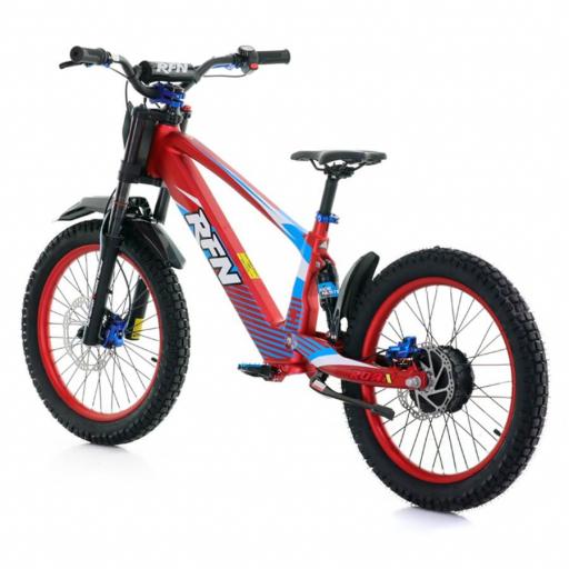 BICICLETA ELÉCTRICA SIN PEDALES RFN 20" roja 750 W Evo Racing [2]