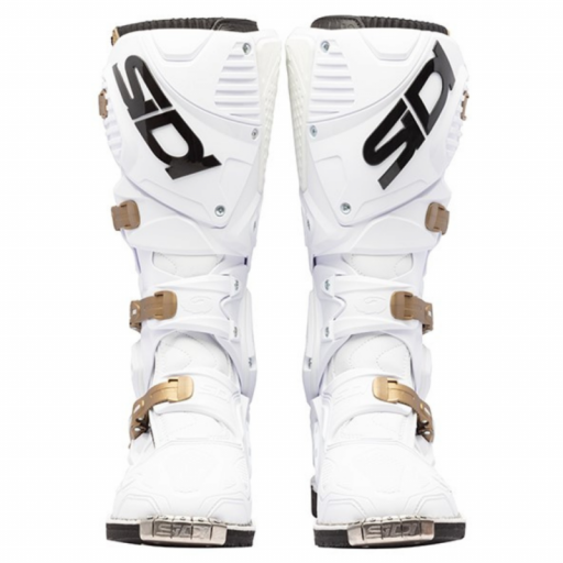 Botas Sidi Crossfire 3 Motocross Enduro Blancas y doradas| Kid MX Store [3]