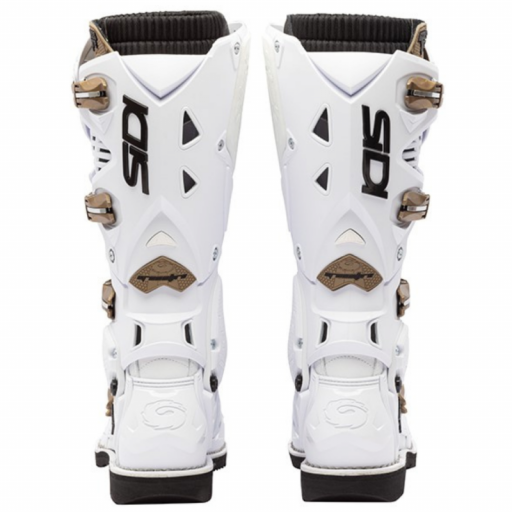 Botas Sidi Crossfire 3 Motocross Enduro Blancas y doradas| Kid MX Store [2]