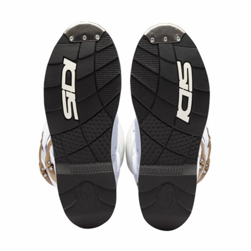 Botas Sidi Crossfire 3 Motocross Enduro Blancas y doradas| Kid MX Store [1]