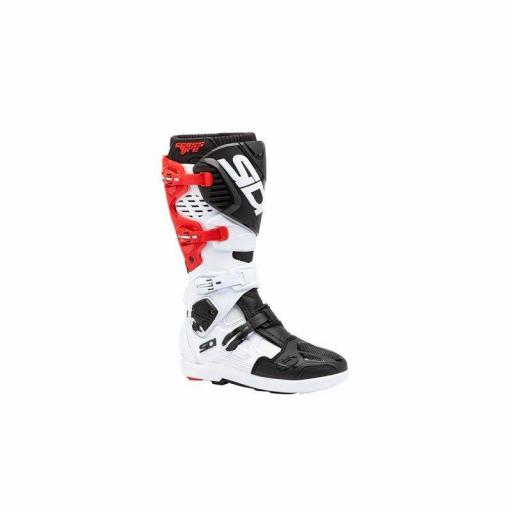 Botas Sidi Crossfire 3 SRS blancas negras rojas de motocross