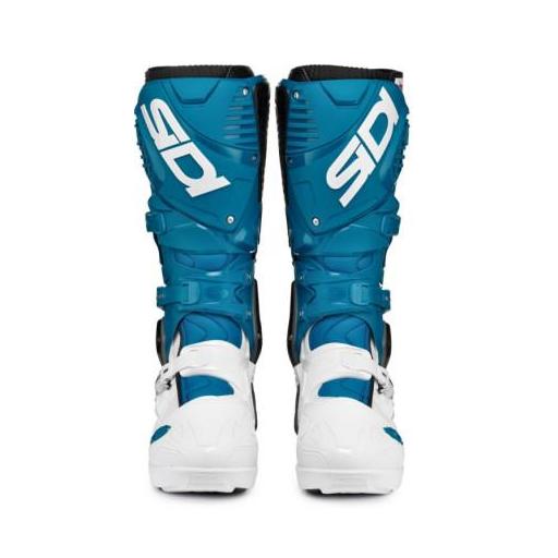 BOTAS SIDI CROSSFIRE 3 SRS Blanco y azul petroleo [3]