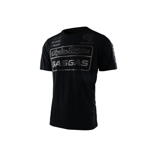 Camiseta Gas Gas Troy lee designs reflectante negro 