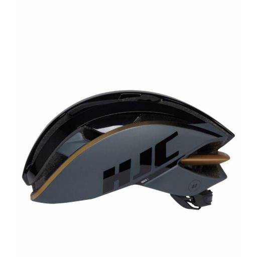 CASCO HJC IBEX 3 (NEGRO-DORADO MATE/BRILLANTE) [2]