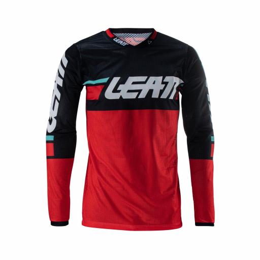 Camiseta Leatt 4.5 X-flow roja 