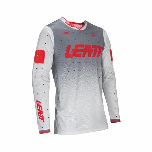 Camiseta Leatt 4.5 X-flow forge plateado [2]