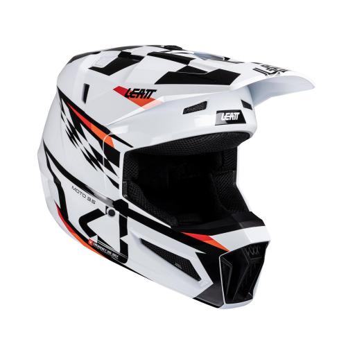Casco Leatt Kit Moto 3.5 Junior V26 blanco