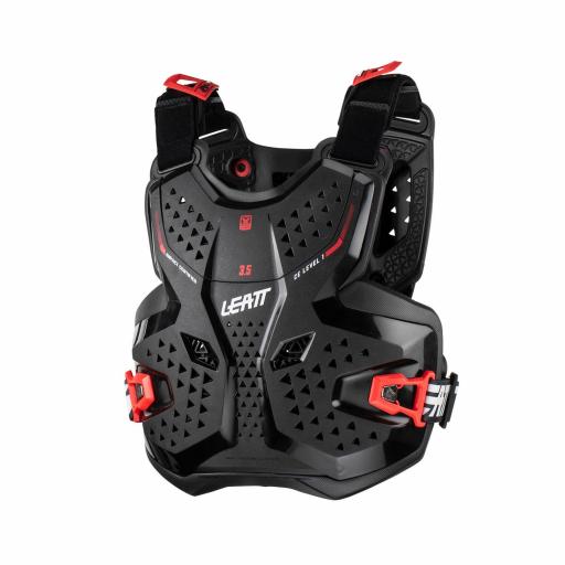 Peto LEATT 3.5 Junior color negro Homologado [1]