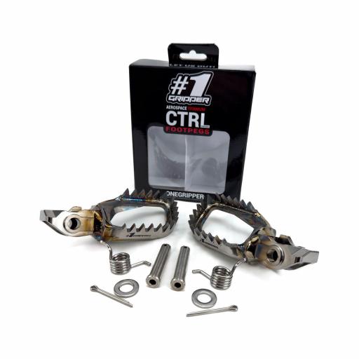 Estriberas Titanio Onegripper #1 CTRL > KTM HQV GG BETA
