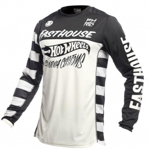 Camiseta FASTHOUSE Grindhouse Hot Wheels Jersey - White/Black