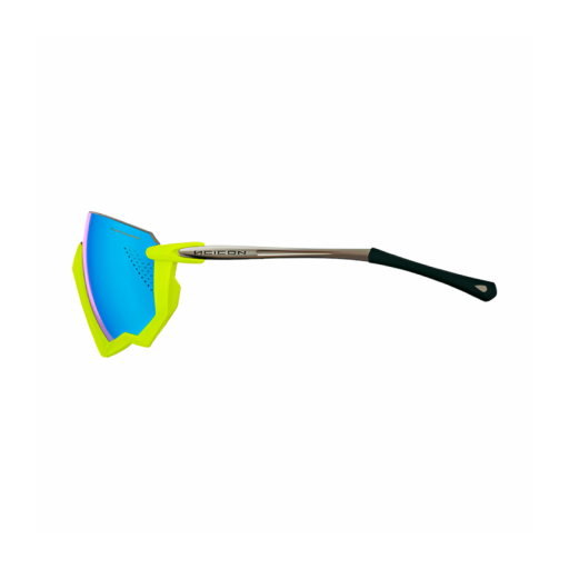 Gafas SCICON AEROJET TITANIUM amarillo fluor (lentes multiespejo azul) [1]