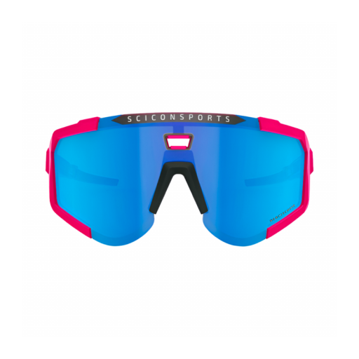 Gafas SCICON AEROSCOPE rosa fluor (lentes multiespejo azul) [3]