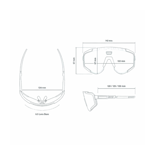 Gafas SCICON AEROSCOPE rosa fluor (lentes multiespejo azul) [5]