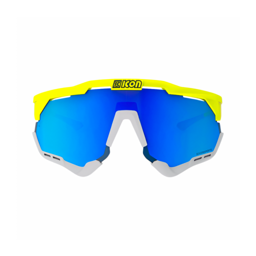 Gafas SCICON AEROSHADE XL amarillo fluor (lentes multiespejo azul) [2]