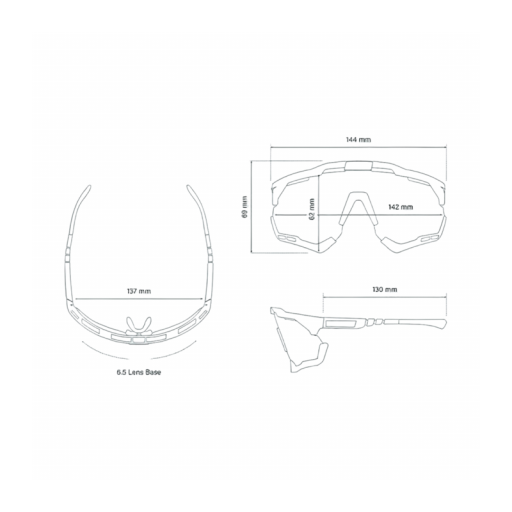 Gafas SCICON AEROSHADE XL amarillo fluor (lentes multiespejo azul) [4]