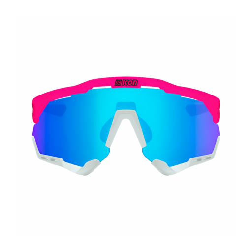 Gafas SCICON AEROSHADE XL rosa fluor (lentes multiespejo azul) [1]