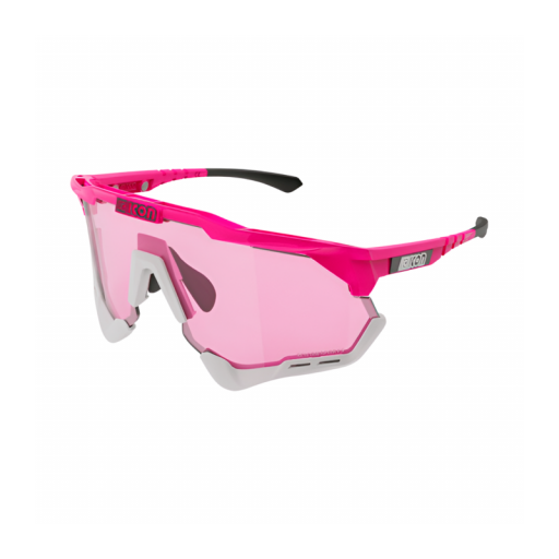 Gafas SCICON AEROSHADE XL rosa fluor (lentes multiespejo azul) [0]