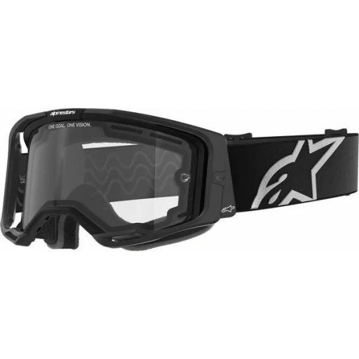 Gafas Alpinestars Vision 8 Corp color negro cristal transparente  [0]