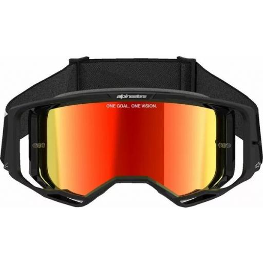 Gafas Alpinestars Vision 8 Corp color negro cristal rojo espejo [1]