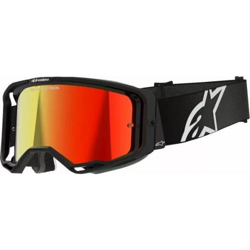 Gafas Alpinestars Vision 8 Corp color negro cristal rojo espejo [0]