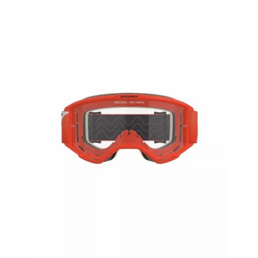 Alpinestars Vision 5 Wordmark naranja lente transparente [2]