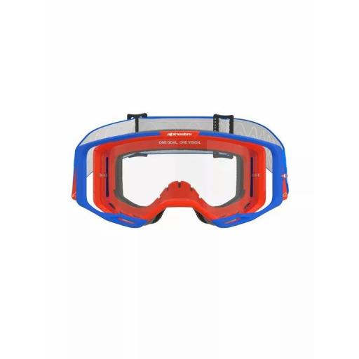 Gafas Alpinestars Vision 8 Corpazul y rojo cristal transparente  [2]