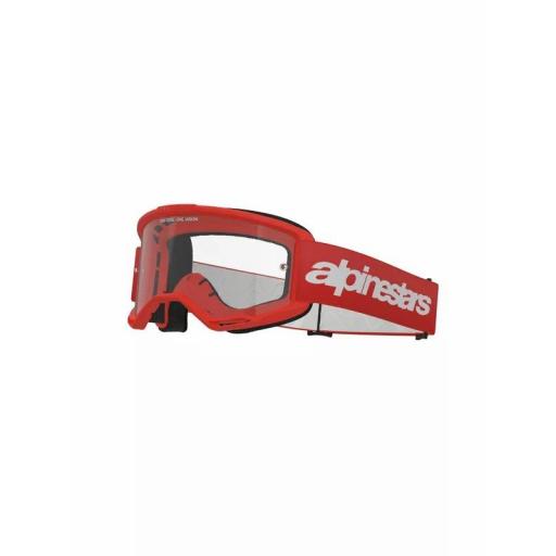 Gafas Alpinestars Vision 3 Wordmark color rojo cristal transparente [0]