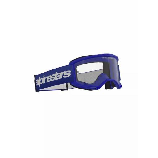 Gafas Alpinestars Vision 3 Wordmark color azul cristal transparente [1]