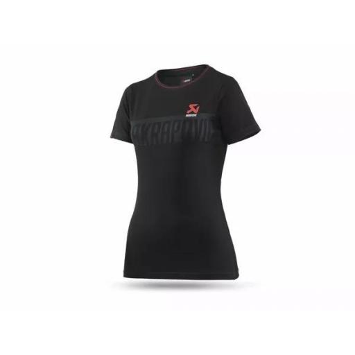 Camiseta  Akrapovic Corporativa Manga corta Mujer