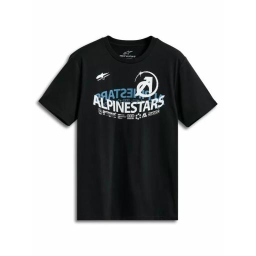 Camiseta Alpinestars CSF Semi circle negra