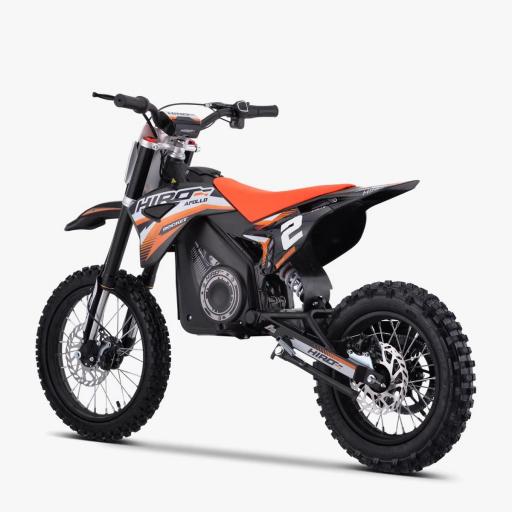 MOTO DE CROSS INFANTIL APOLLO RXF ROCKET 1300W Naranja [4]