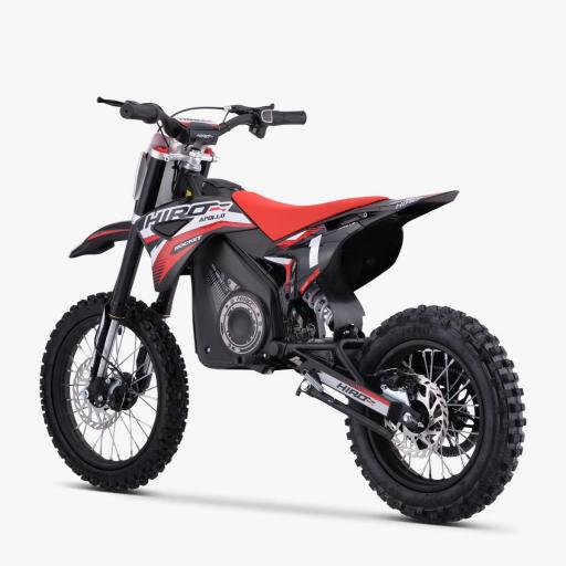 MOTO DE CROSS INFANTIL APOLLO RXF ROCKET 1300W Roja [4]