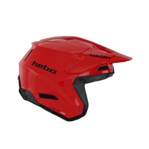 Casco Trial Hebo HTR F02 ZONE PRO Mono Rojo